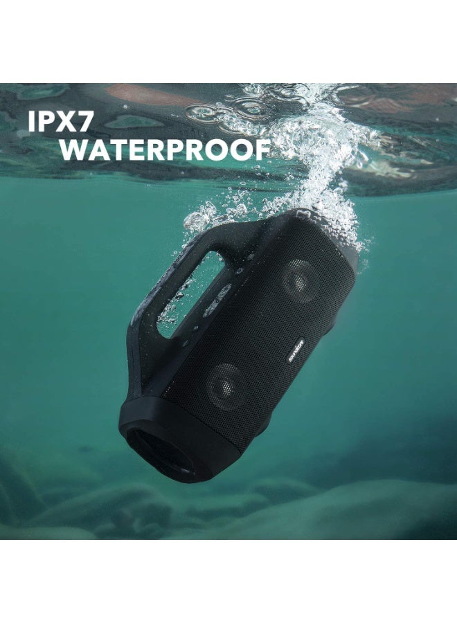 Soundcore Anker Motion Boom Outdoor Speaker with Titanium Drivers, BassUp Technology, IPX7 Waterproof, 24H Playtime, App, Built-in Handle, Portable Bluetooth Speaker for Outdoors, Camping - Image 5