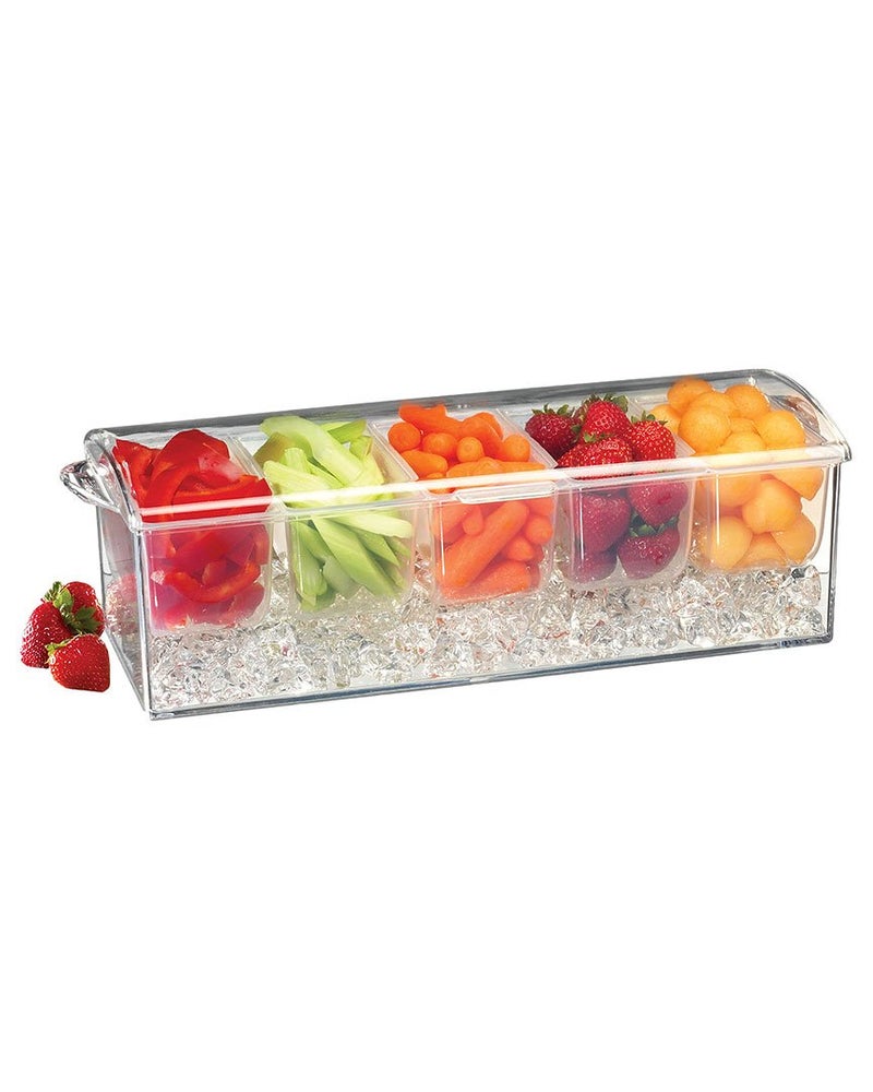 Prodyne Acrylic OnIce Condiment 1Pack Clear