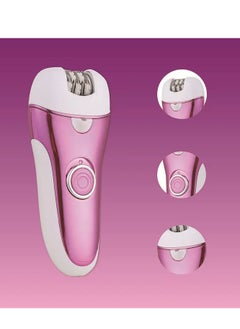 MoeHair 7 in 1 hair removal epilator electric , a powerful device for gentle and painless hair removal for women, For home use, easy to operate and quick, gentle on the skin. Model MO-9049 , Contain s 3 accessories.  - Image 3