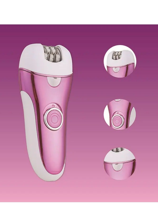 MoeHair 7 in 1 hair removal epilator electric , a powerful device for gentle and painless hair removal for women, For home use, easy to operate and quick, gentle on the skin. Model MO-9049 , Contain s 3 accessories. - Image 3