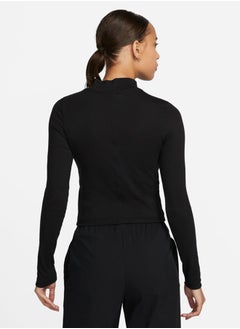 Nike W Nsw Essntl Rib Mock Ls Top  - Image 2