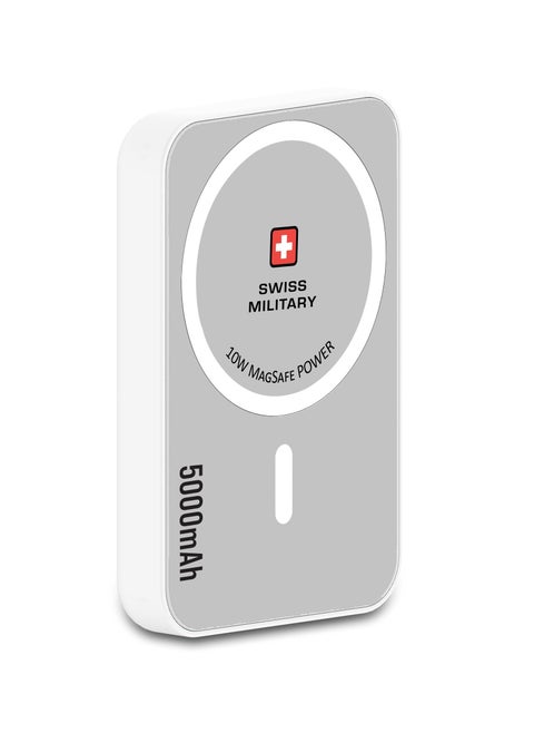 MagSafe PD Power Bank with USB-C Port, 5,000mAh Wireless Power Bank compatible with iPhone 14/14 Plus/14 Pro/14 Pro Max / iPhone 13/12 and Other Type C Products.