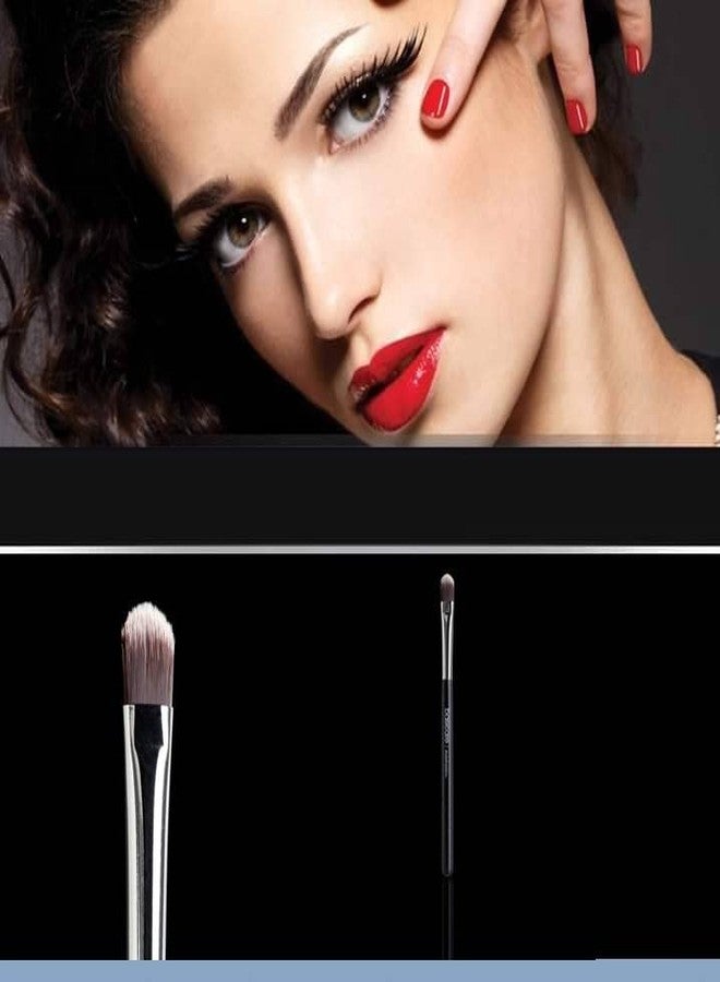 Basicare Eyeshadow Brush Blending Smudge Makeup Brushes Professional Nylon Bristles Eye Makeup Brush For Eyeshadow Powders Cream Contouring, Shading And Blending Eyes Vegan Cosmetic Brushes. - Image 5