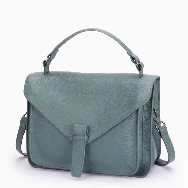 Bag Vintage Genuine Leather Women'S Handbag Briefcase Soft Leather Large Capacity Tote Bag Top Layer Cowhide Leather Crossbody Bag For Women - Image 1