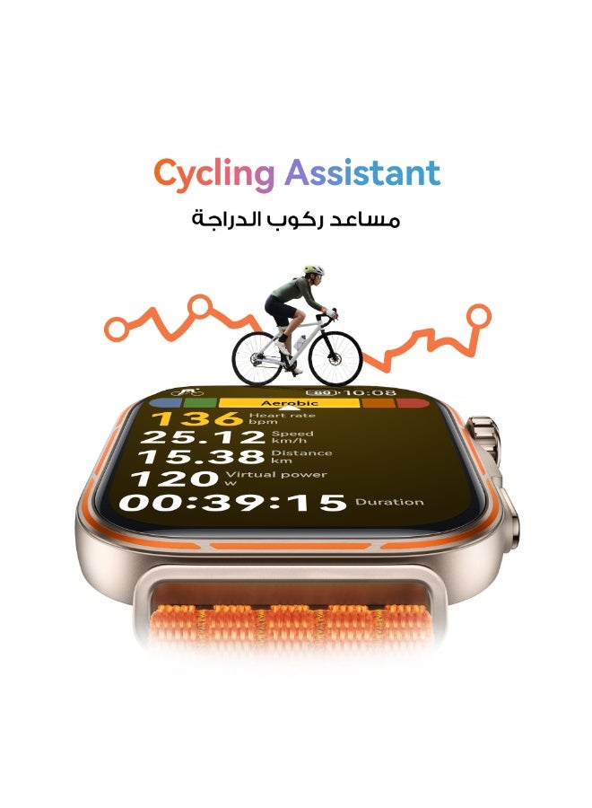 هواوي ساعة HUAWEI WATCH FIT 5 Pro الذكية، شاشة FullView بحجم 44.5 مم، متوافقة مع iOS و Android، عمر بطارية يصل إلى 10 أيام، إدارة الصحة، مراقبة النوم والقلب، ECG، NFC، تمارين صغيرة، بيضاء مع حزام بديل مجاني 3 نسائي - Image 5
