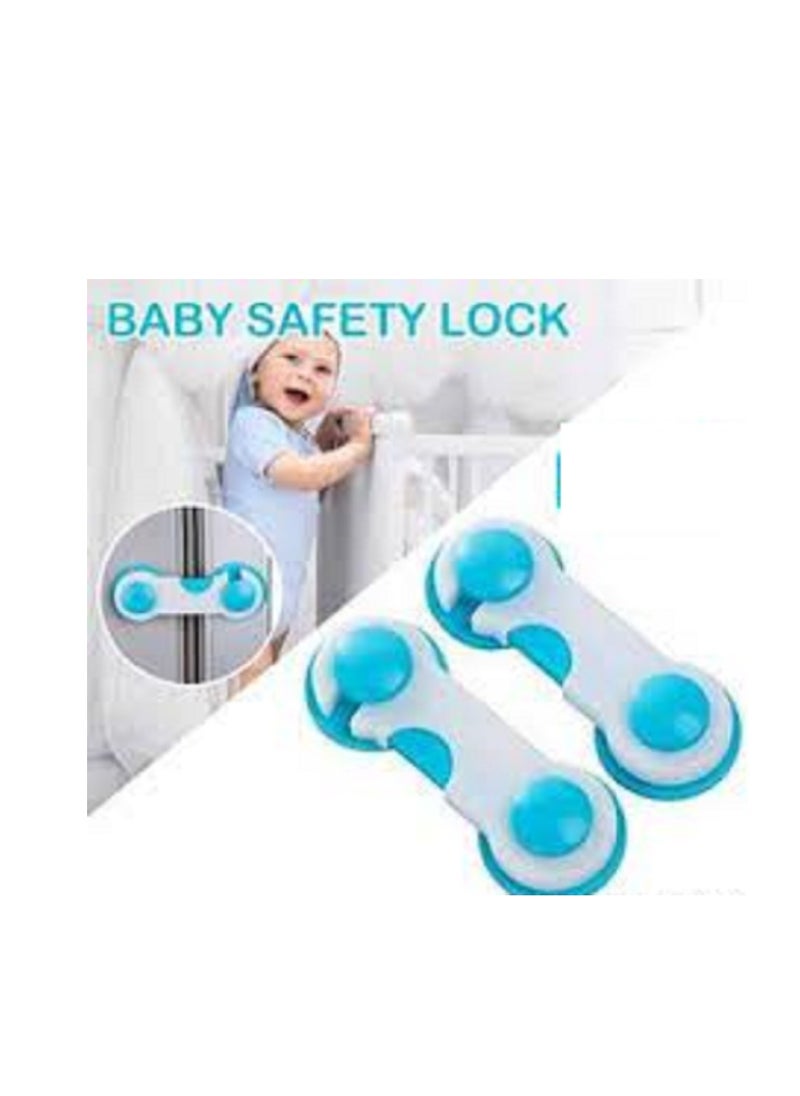 Generic 3 Child Safety Locks For Cabinets Refrigerator And Cupboards MultiColour  - Image 2