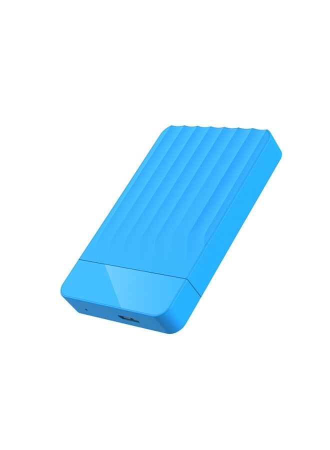 Portable Mobile Hard Disk Box External Shell HDD Mechanical 2.5 Inch-Color:Blue  - Image 1