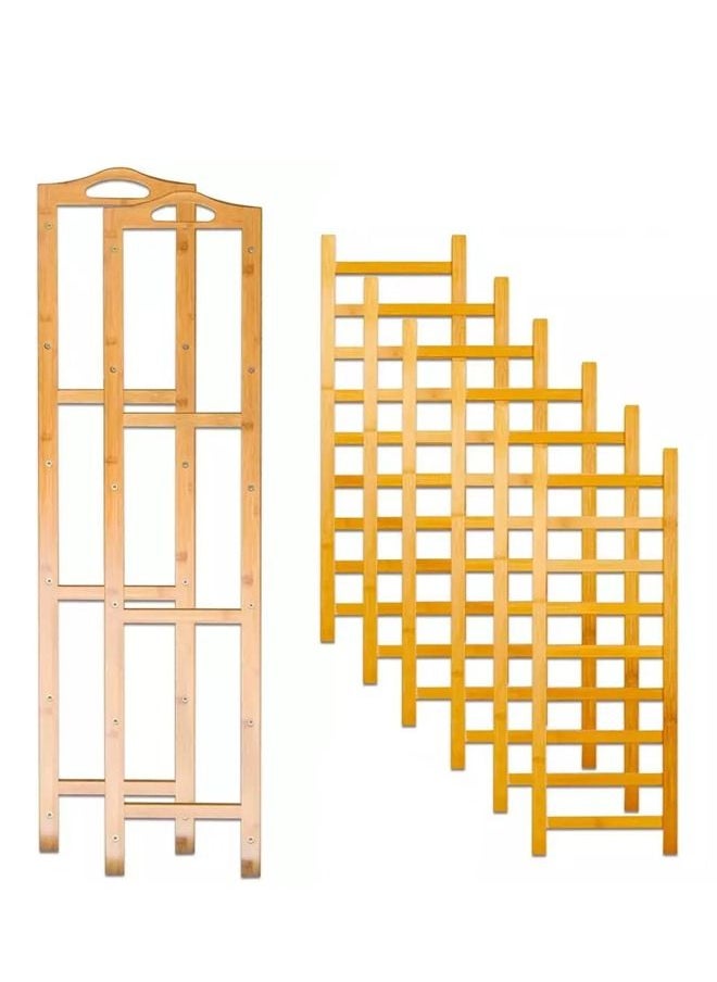 Cady One 6 shelves wooden shoe rack  - Image 4
