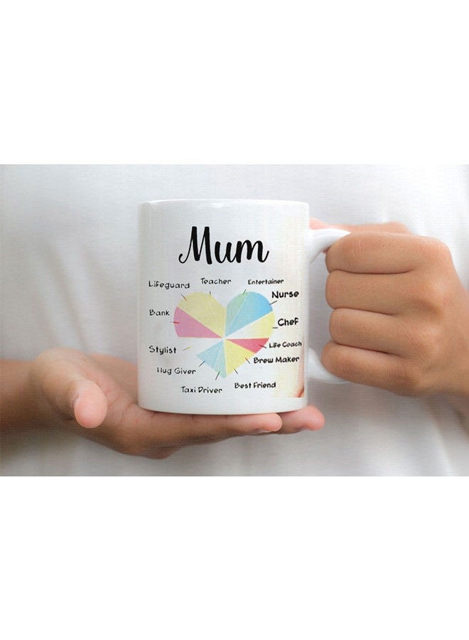Giftmate Mum Printed Ceramic Tea and Coffee Mug 320ml - Image 2