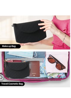 Generic Eco-Friendly Silicone Makeup Bag for Women, Travel Toiletry Organizer, Essential Travel Accessories for Business and Leisure  - Image 5
