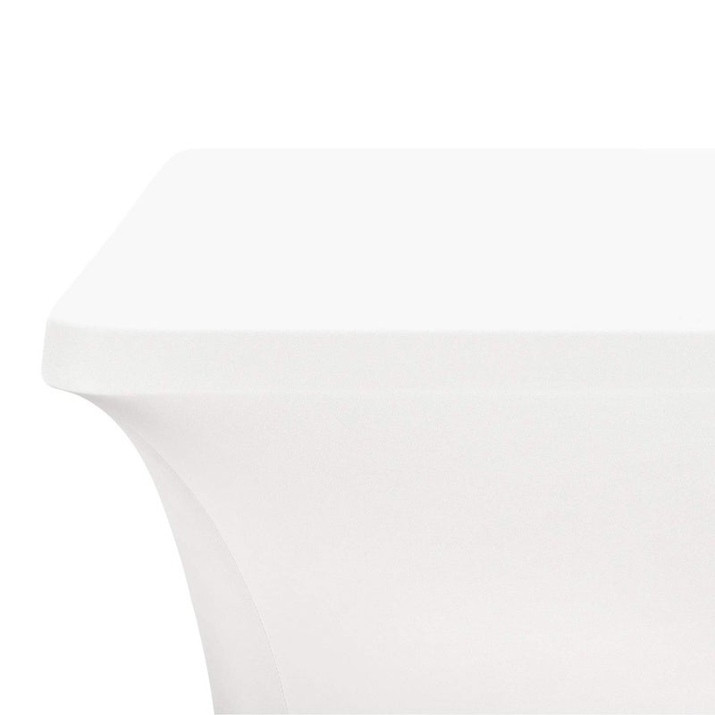 LZY Spandex Fitted Stretch Table Cover for 6 ft or 4ft or 8ft Folding Table  Rectangular Cocktail Tablecloth  Perfect for Party or Banquet - Image 4