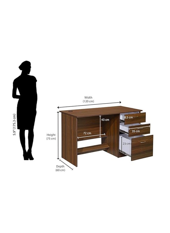 Generic - Scholar Study & Office Desk 60D x 120W x 75H Cm - Image 1