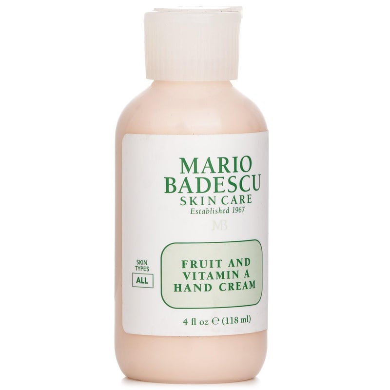 Mario Badescu Fruit and Vitamin A Hand Cream - Lightweight Hand Lotion for Dry Skin- Moisturizer Infused with Alpha Hydroxy Acids for Softer, Smoother Skin, 4 Fl Oz - Image 4