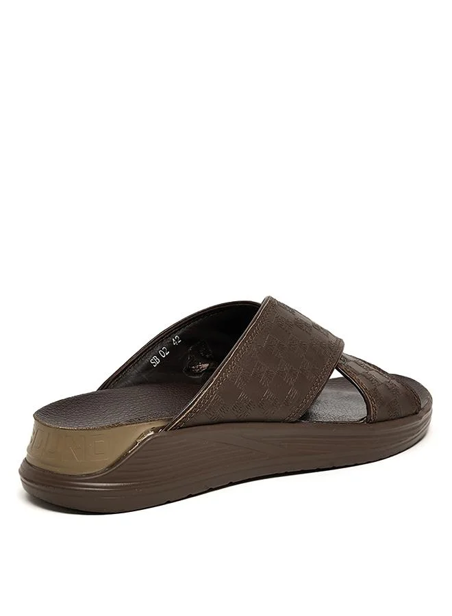 Steve Madden  Steve Madden SB02 Men's Brown Comfort Sandals for Men | Best Price UAE