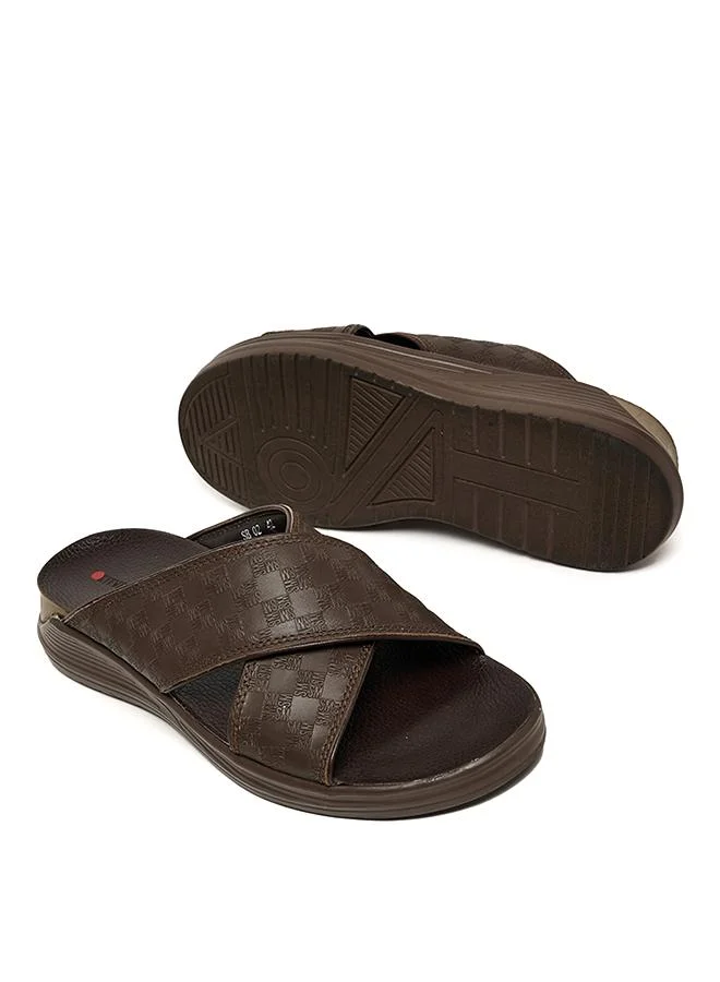 Steve Madden  Steve Madden SB02 Men's Brown Comfort Sandals for Men | Best Price UAE