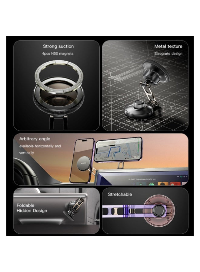 Yesido C199 Latest magsafe head magnetic Interior accessories car mount 12PCS N50 Phone Holder Private Mold. 12pcs N50 Magnets. Folding Design. Pasting Using. Magsafe Magnetic. Brand:Yesido - Image 3