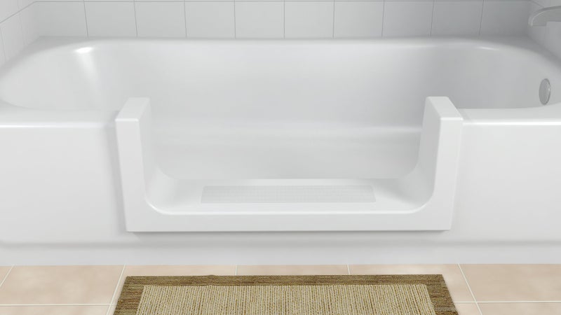 CleanCut Step Bathtub Accessibility Kit - Convert Existing Tub to Step-in Shower (White, Size Large) - Image 5