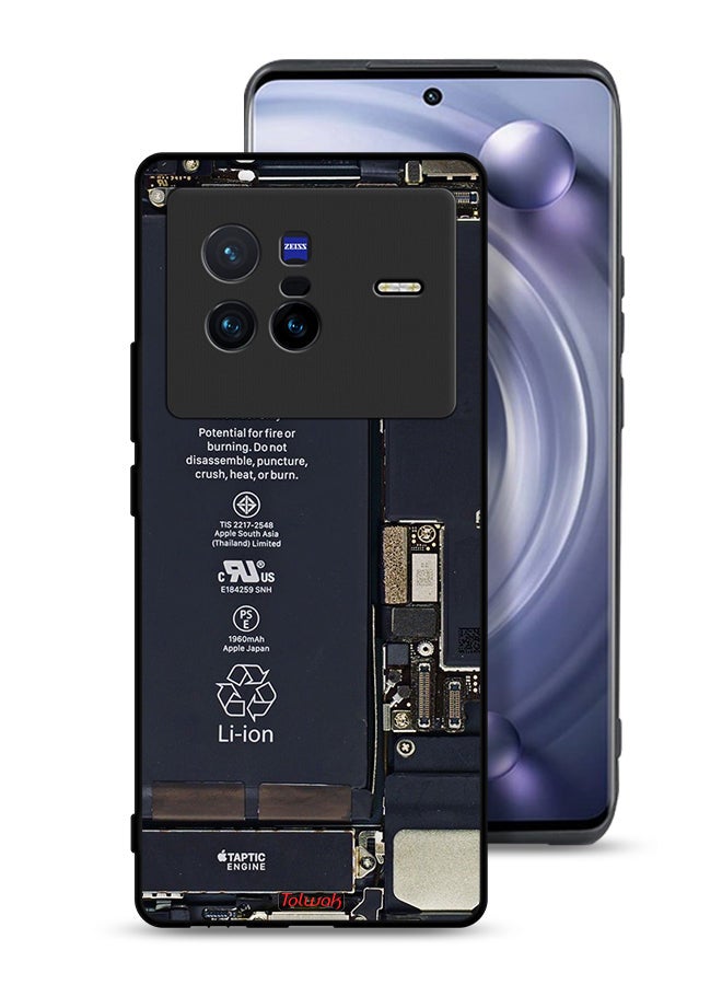 Tolwak Vivo X80 Protective Case Cover Phone Circuit Pattern - Image 1