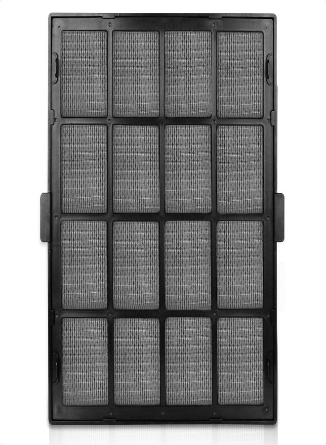 PETOX فلتر بديل رقم 114190 لأجهزة تنقية الهواء Winix 9500 و U300، فلتر 3 في 1 دقيق، فلتر HEPA حقيقي، وفلتر كربون نشط، أسود - Image 1