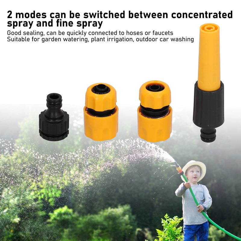 ABS Garden Sprayer Kit With Quick Connectors 2 Spray Modes For Car Washing 13x3cm - Image 3