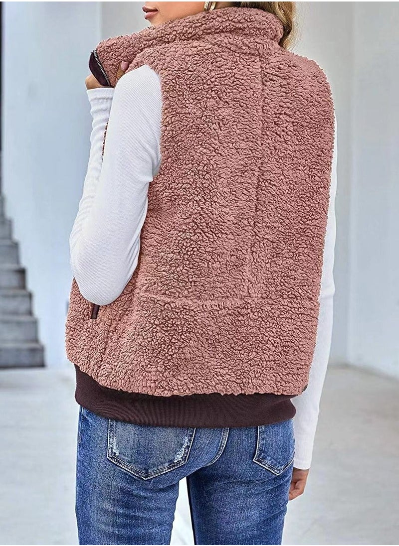 Loquat - Autumn Winter Ladies Fashion Warm Wool Vest - Image 1