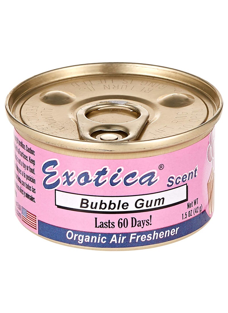 EXOTICA Organic Air Freshener - Bubble Gum - Pack of 12  - Image 2