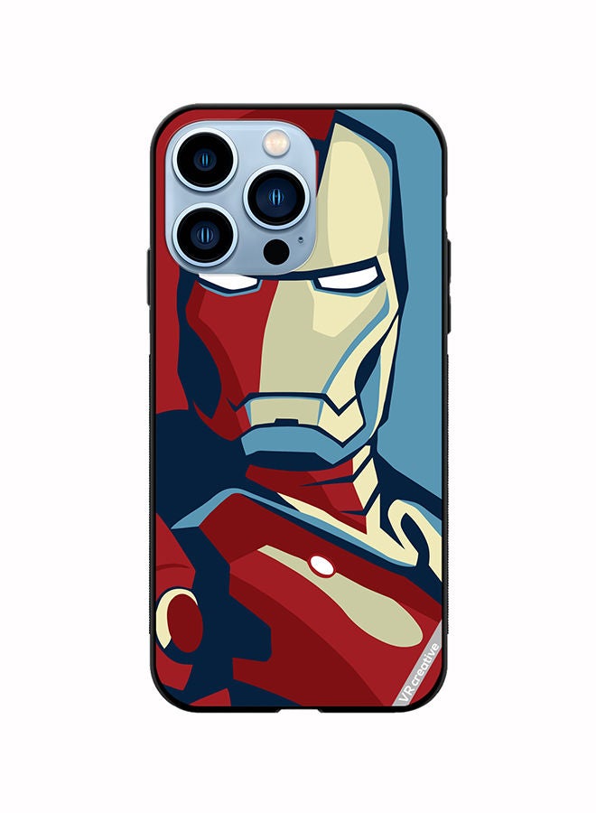 VR CREATIVE Protective Case Cover For Apple iPhone 14 Pro Max Iron Man Red And Blue Design Multicolour - Image 1