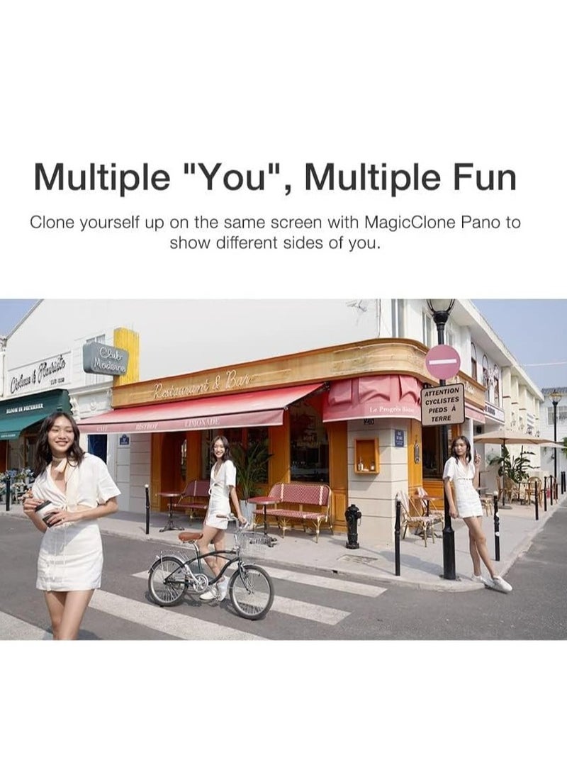 Excefore - Smooth-Q3 Gimbal Stabilizer for Smartphone Android Cell Phone iPhone Zhi yun q 3-Axis Handheld Gimble Stick w/Tripod Stand LED Fill Light for Tiktok YouTube Vlog Video Kit Face/Object Tracking - Image 1