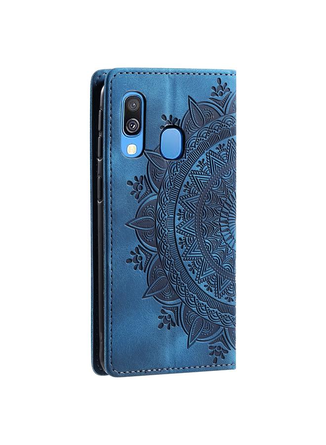 S-TOP Case For Samsung Galaxy A40 Totem Embossed Magnetic Leather Phone Case - Image 3