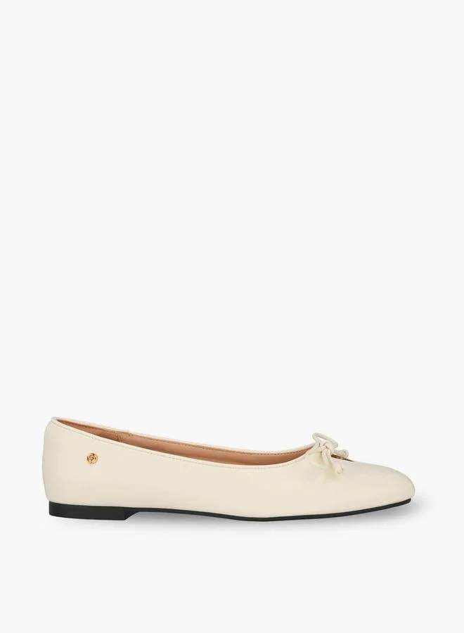 Women Bow Detail Ballerina Shoes