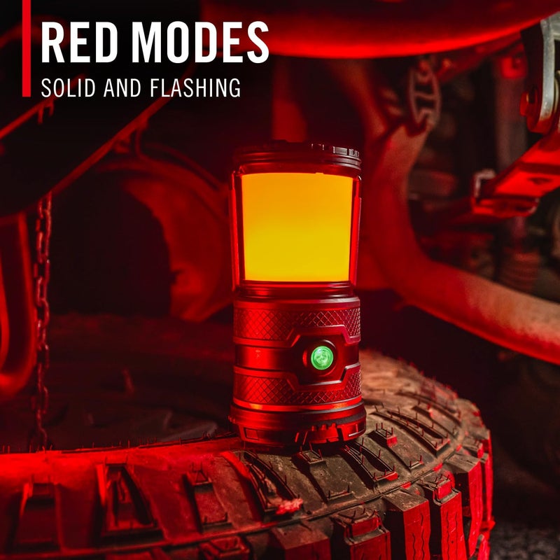 COAST EAL30R 1000 Lumen Rechargeable Emergency Camping Lantern with Warm Day Red  Red Flashing Mode Foldeable Handle 15 Hours of Runtime - Image 5