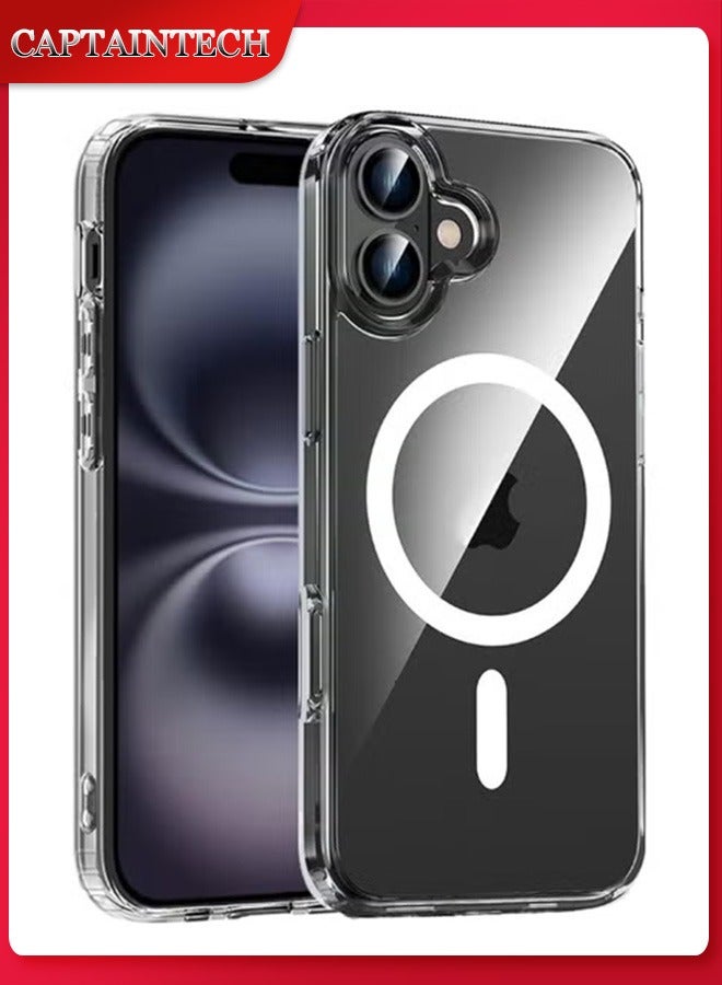 Captaintech MagSafe iPhone 16 Case with Camera Control -Grade Shockproof Protection | Magnetic HaloLock Compatible Hybrid Cover (2024 Model) ﻿ - Image 1