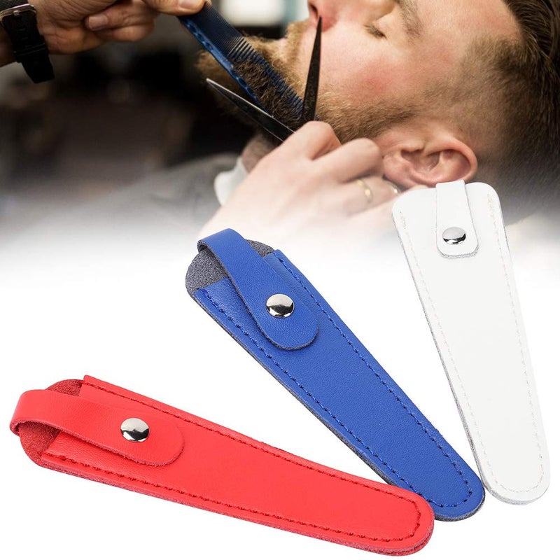3pcs Scissors Bag Professional Portable Hair Salon Scissors Bag PU Leather Hairdressing Scissors Sheath Hairdressing Scissors Holster for Salon Barber