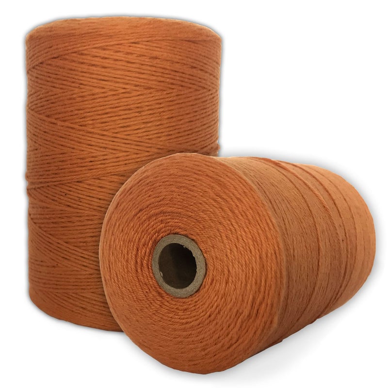 Paper Farm 100% Cotton Loom Warp Thread (Vintage Orange), 8/4 Warp Yarn (800 Yards), Perfect for Weaving: Carpet, Tapestry, Rug, Blanket or Pattern - Warping Thread for Any Loom - Image 5