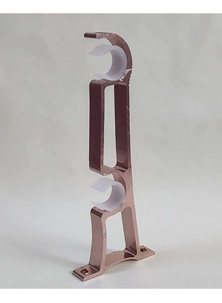 حامل ستارة كابولي ألومنيوم بحلقات للتعليق، أحمر - Image 1