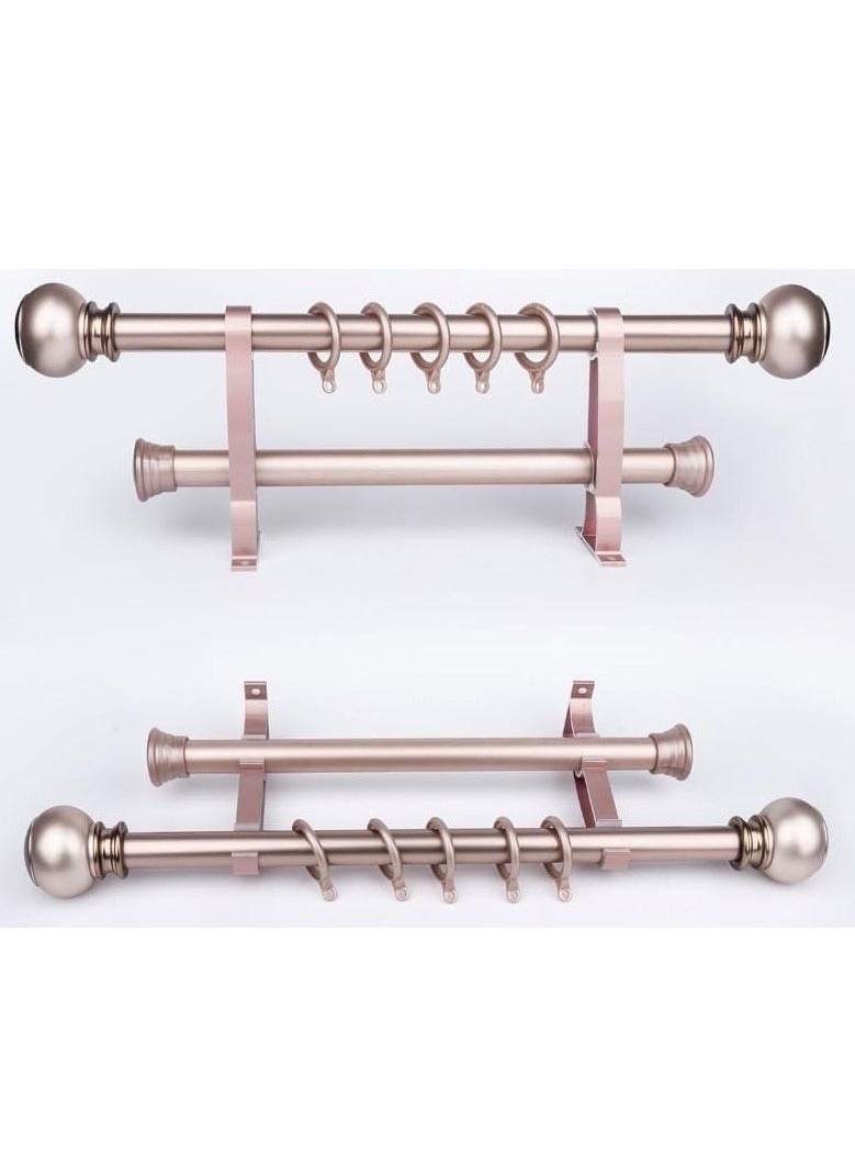 حامل ستارة كابولي ألومنيوم بحلقات للتعليق، أحمر - Image 3