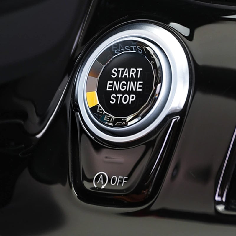 Jaronx Compatible with BMW Crystal Start Stop Button Engine Power Ignition Start Stop Button ReplacementFits BMW 1 2 3 4 5 6 7 X1 X3 X4 X5 X6F22 F30 F10 F32 F01 F15 G01 G30 G31 G11 G12