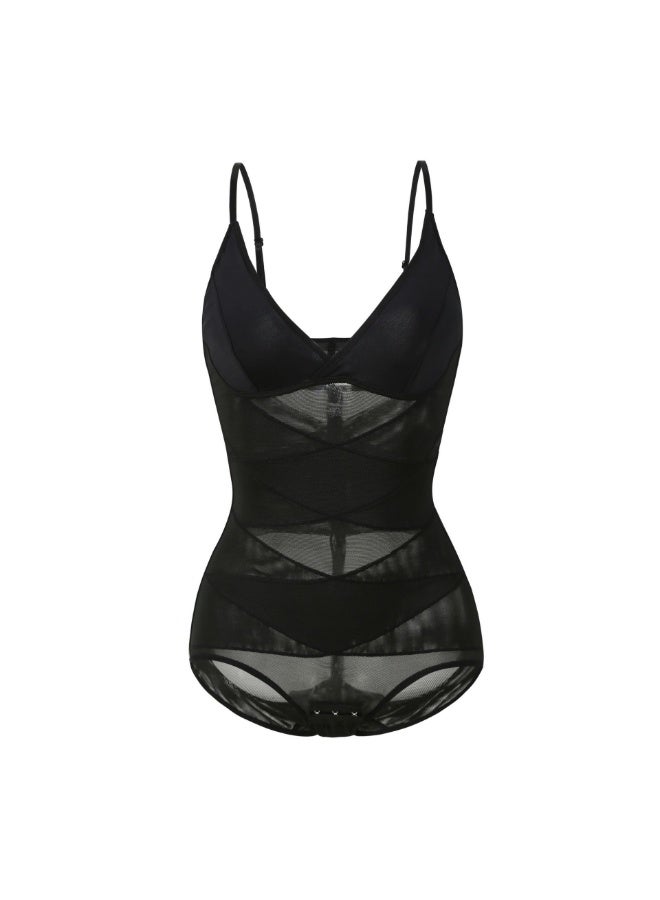 KUYING New Comfortable Skin Friendly Breathable Shaping Waist Cinching Jumpsuit  - Image 1