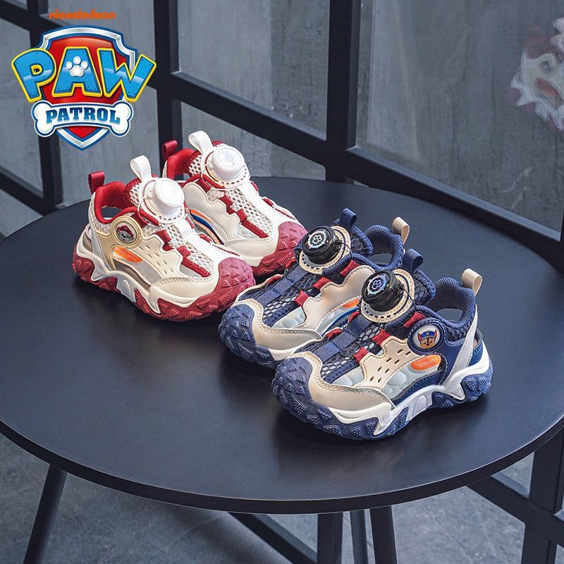Wang Wang Team Boys And Girls Children'S Shoes 2025 Summer Explosive Breathable Mesh Hollow Outdoor Casual All-Match Children'S Sandals - Image 3