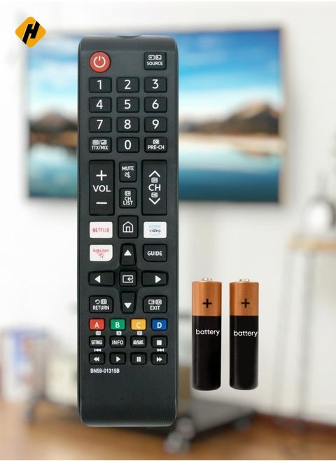 Replacement Remote Control Compatible with Samsung The LS01T The Frame LS03T The Terrace LST7T The LS05T QLED TV Q85T Q80T Q77T Q75T Q74T Q70T Q67T Q65T Q64T Q60T Q700T BN59-01315B with battery