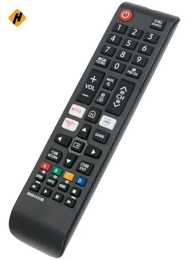 HuHa - Replacement Remote Control Compatible with Samsung The LS01T The Frame LS03T The Terrace LST7T The LS05T QLED TV Q85T Q80T Q77T Q75T Q74T Q70T Q67T Q65T Q64T Q60T Q700T BN59-01315B with battery - Image 1