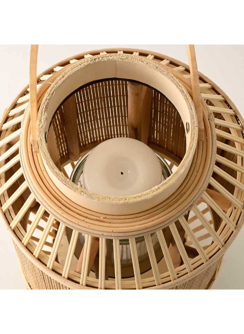 هومز فانوس راتان من هومز 37*22.5*22.5سم - Image 3