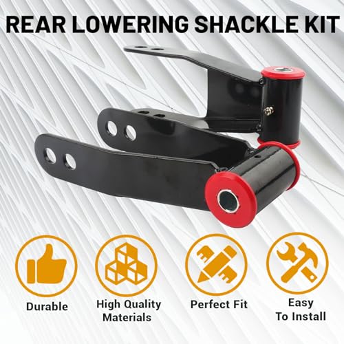 Gdydi 2" Suspension Rear Drop Lowering Shackle Kit Compatible with 2019-2022 Silverado 1500 Sierra 1500, Replaces #712120 - Image 3