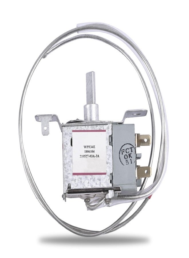 Getfarway WPF-34E Refrigerator Thermostat 2-Pins Sensor Probe Compatible with Hisense Refrigerator Temperature Controller Parts WPF34E 1806104 - Image 1