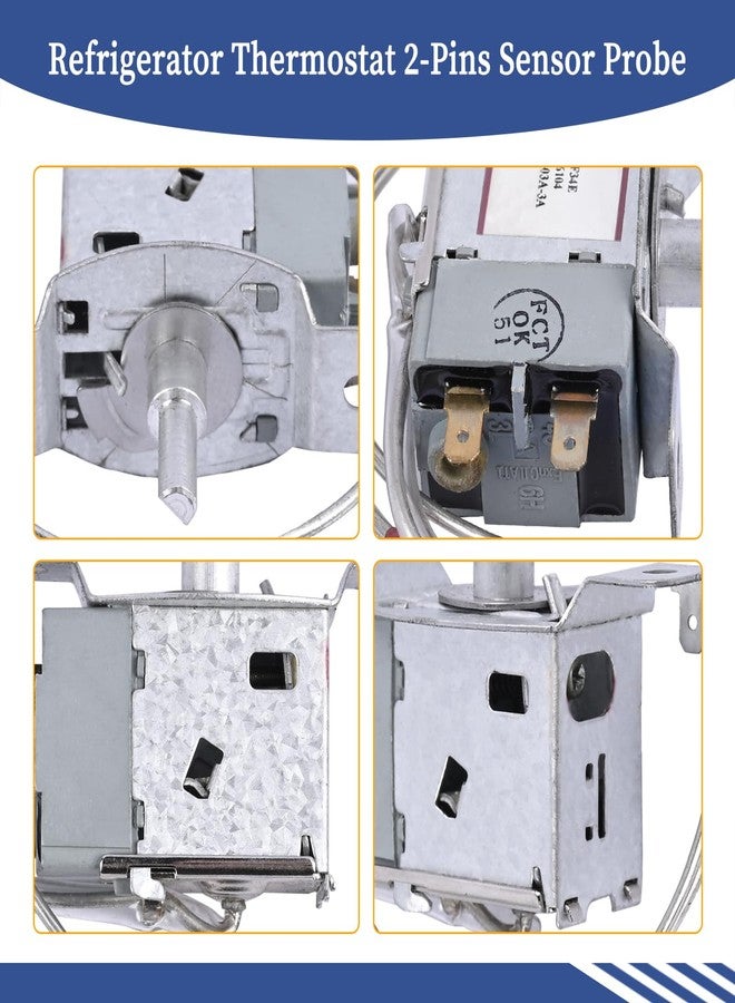 Getfarway WPF-34E Refrigerator Thermostat 2-Pins Sensor Probe Compatible with Hisense Refrigerator Temperature Controller Parts WPF34E 1806104 - Image 4