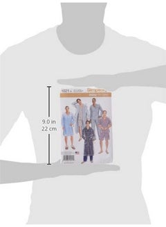 Simplicity Easy To Sew Classic Men'S Robe And Pajama Sewing Patterns Sizes Xs Xl  - Image 4