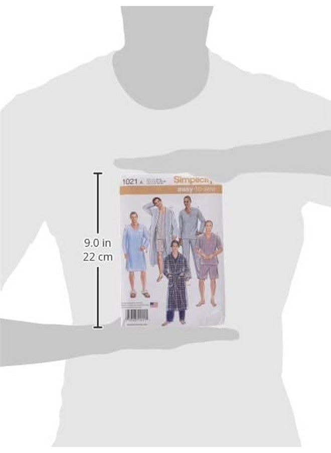 Simplicity - Easy To Sew Classic Men'S Robe And Pajama Sewing Patterns Sizes Xs Xl - Image 1