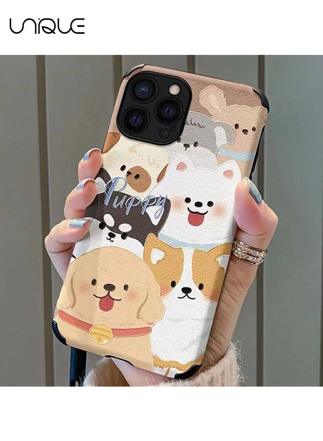 Unique Compatible with iPhone 14 Pro Max Cases, Cartoon Animal Cases, Puppy Phone Cases - Stylish and Cute Phone Cases - TPU Drop Protection - Image 1