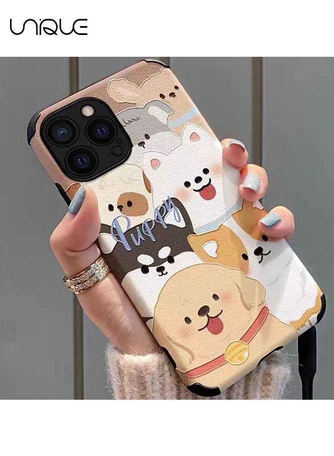Unique Compatible with iPhone 14 Pro Max Cases, Cartoon Animal Cases, Puppy Phone Cases - Stylish and Cute Phone Cases - TPU Drop Protection - Image 3