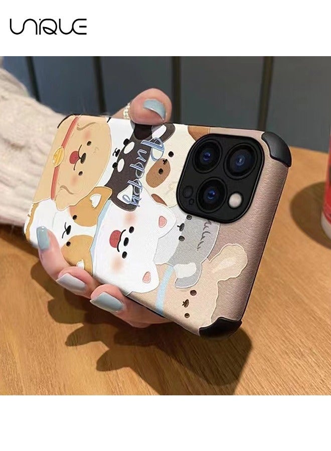 Unique Compatible with iPhone 14 Pro Max Cases, Cartoon Animal Cases, Puppy Phone Cases - Stylish and Cute Phone Cases - TPU Drop Protection - Image 2